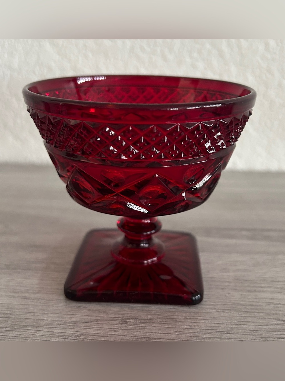 Ruby Red Imperial Glass